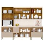 Cozinha Modulada 07 Peças 222cm 3034art Ktp