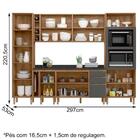 Cozinha Modulada 08 Peças Em Mdf Kali Nicioli