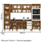 Cozinha Modulada 08 Peças Em Mdf Kali Nicioli