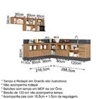 Cozinha Modulada 09 Peças Em Mdf Kali Premium Cj13 Nicioli