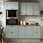 Cozinha Modulada 100% Mdf 3 Peças Com Torre Quente E Tampo Il