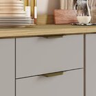 Cozinha Modulada 100% Mdf 5 Peças 14 Portas 2 Gavetas Cristal