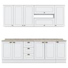 Cozinha Modulada 10 Pecas 240 Cm Ce792 Americana Henn