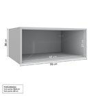 Cozinha Modulada 10 Peças 7 Aéreos 1 Balcão 1 Torre 1 Cristal