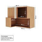 Cozinha Modulada 10 Peças Armários Balcões Torre Quente E Pan