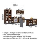 Cozinha Modulada 10 Peças Em Mdf Kali Premium Cj10 Nicioli