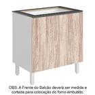 Cozinha Modulada 10 Peças Em Mdf Kali Premium Cj10 Nicioli
