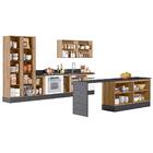 Cozinha Modulada 10 Peças Em Mdf Kali Premium Cj10 Nicioli