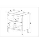 Cozinha Modulada 10 Peças Tampo Aéreo 3 Portas Basculantes Ba