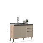 Cozinha Modulada 10 Portas E 3 Gavetas New Atena Móveis Sul S