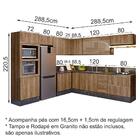 Cozinha Modulada 11 Peças Em Mdf Kali Premium Cj6 Nicioli