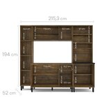 Cozinha Modulada 11 Portas 1 Gaveta Espaguete Alamo/verde Ama