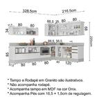 Cozinha Modulada 12 Peças Em Mdf Kali Premium Cj9 Nicioli