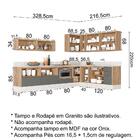 Cozinha Modulada 12 Peças Em Mdf Kali Premium Cj9 Nicioli