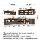 Cozinha Modulada 12 Peças Em Mdf Kali Premium Cj9 Nicioli