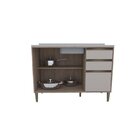 Cozinha Modulada 12 Portas 5 Gavetas New Atena Moveis Sul Sal