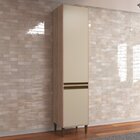 Cozinha Modulada 14 Portas E 3 Gavetas New Atena Salmão/nude