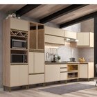 Cozinha Modulada 14 Portas E 6 Gavetas New Atena Moveis Sul S