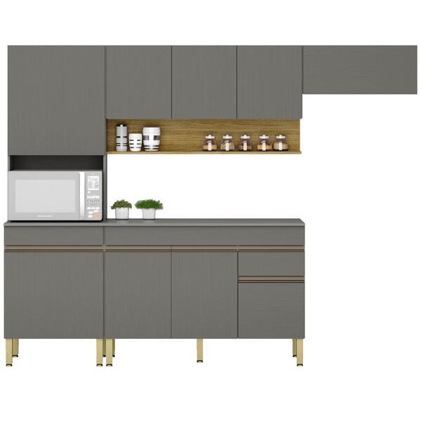 Cozinha Modulada 250cm 9 Portas 2992 Ktp