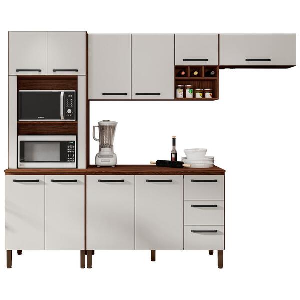 Cozinha Modulada 260cm 10 Portas 772am Ktp