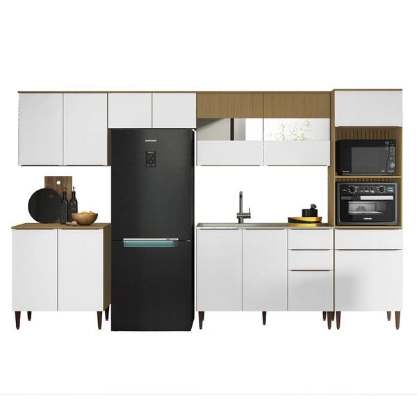 Cozinha Modulada 280cm Completa 06 Peças 20058x03 Armoveis