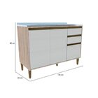 Cozinha Modulada 2 Balcões 2 Armários Aéreos 2 Paneleiros 1 P