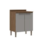 Cozinha Modulada 2 Balcões Com Tampo De 70cm Para Cooktop Éba