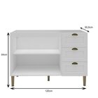 Cozinha Modulada 2 Peças 1 Aéreos 1 Balcão Lavanda Branco