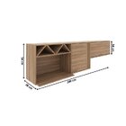 Cozinha Modulada 2 Peças 1 Balcão 4 Portas 1 Gaveta 1 Armário