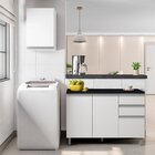 Cozinha Modulada 2 Peças 4 Portas 2 Gavetas Balcão Com Tampo