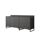 Cozinha Modulada 2 Peças Balcão 120cm, Balcão Com Gaveta 80cm