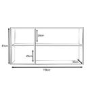 Cozinha Modulada 2 Peças Com 6 Portas Karen Cor Malbec Avelã