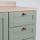 Cozinha Modulada 2 Peças Com Balcão E Armário Aéreo Arizona C