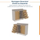 Cozinha Modulada 2 Peças Com Tampo 2 Balcões Arizona Cabecasa