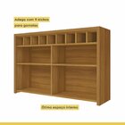 Cozinha Modulada 2 Peças Ripado Imperatriz 100% Mdf Freijó/of