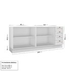Cozinha Modulada 2 Peças Sem Tampo 2 Balcões Arizona Cabecasa