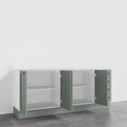 Cozinha Modulada 2 Peças Sem Tampo 2 Balcões Cabecasa Madeira