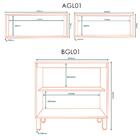 Cozinha Modulada 3 Modulos 160 Cm Glor Mxm