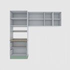 Cozinha Modulada 3 Peças 1 Torre Fornos 2 Aéreos Arizona Cabe