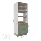 Cozinha Modulada 3 Peças 1 Torre Microondas 2 Aéreos Arizona