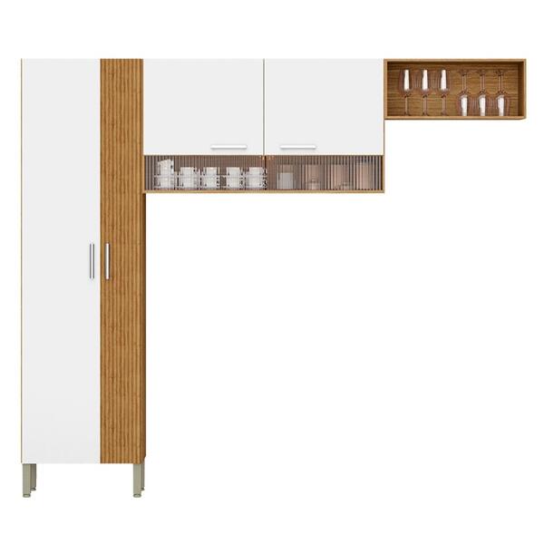 Cozinha Modulada 3 Peças 222cm 2970 Ktp