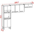 Cozinha Modulada 3 Peças 250cm 2916 Ktp