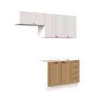 Cozinha Modulada 3 Peças 2 Aéreos 1 Balcão Arizona Cabecasa M