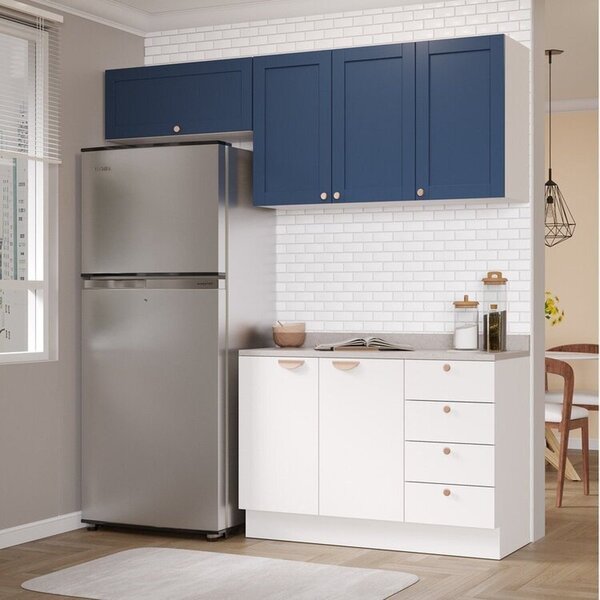 Cozinha Modulada 3 Peças 2 Aéreos 1 Balcão Arizona Cabecasa M