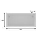 Cozinha Modulada 3 Peças 2 Aéreos 1 Balcão Lavanda Branco