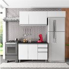 Cozinha Modulada 3 Peças 7 Portas 2 Gavetas Balcão Com Tampo