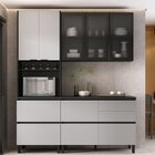 Cozinha Modulada 3 Peças 7 Portas 5 Gavetas Mdf Dodradiça Slo