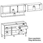Cozinha Modulada 3 Pecas Com Balcao Pia Line Ktp