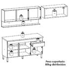 Cozinha Modulada 3 Pecas Com Balcao Tampo Line Ktp