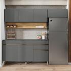 Cozinha Modulada 3 Pecas Com Balcao Tampo Line Ktp